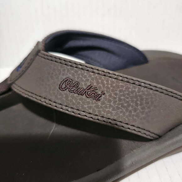 Olukai Men\'s Ohana Brown Slip on Beach Sandals Sz 8 Casual Vacation Beach main image 5